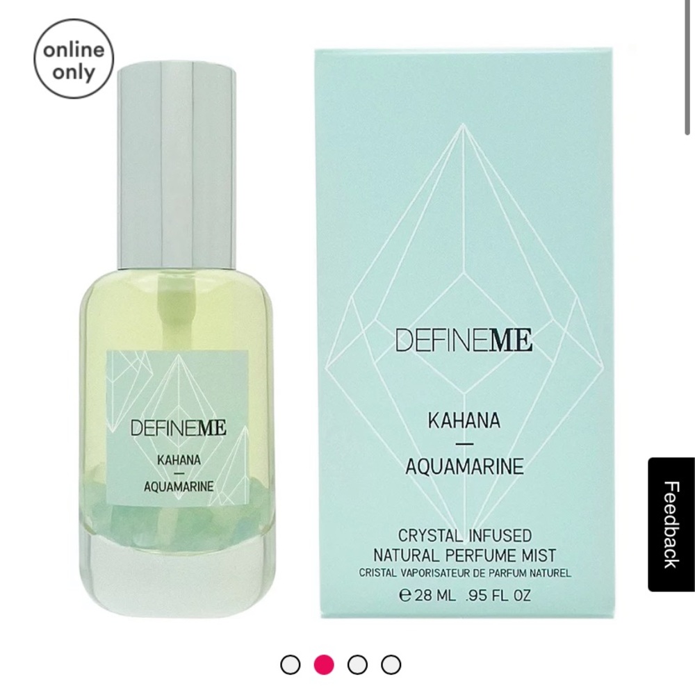 Brand new crystal infused natural defineme Kahana aquamarine scent🏝
